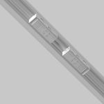 Коннектор питания прямой гибкий 5см Exility белый, TRA034CPC-42W-5-1. TM Maytoni