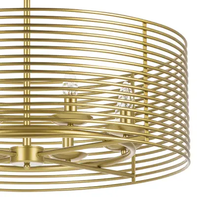 728083 Люстра ZETA 8х40W E14 ЗОЛОТО Lightstar