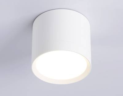 Накладной точечный светильник GX53 TN5350 WH белый GX53 D82*70