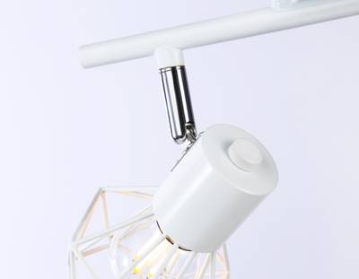 Накладной светильник TR8628/2 WH/CH белый/хром E27*2 max 40W 260*91*175