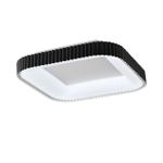 7768/56L AVRA LED SN Светильник металл/белый/черный LED 56Вт+14Вт 3000-6000K 500х500 IP43 пульт ДУ+подсветка SHARMEL