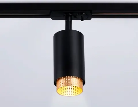 Светильник трековый GL5162 BK/GD черный/золото GU10 max 12W D60*190