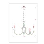 Подвесная люстра Arte Lamp COLLINETTA A4094LM-12PB, 12хE14