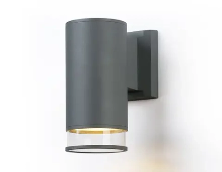 Светильник уличный настенный архитектурный ST3818 GR/CL серый/прозрачный IP54 GU10 max 35W 187*90*160
