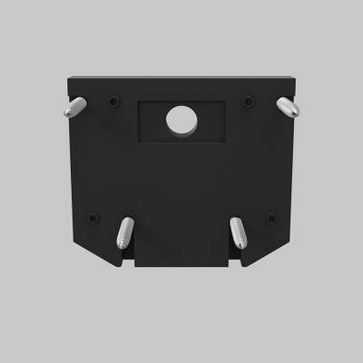 Торцевая заглушка для демпферного шинопровода Exility, черная, 1шт., TRA034D-EC-422B. TM Maytoni