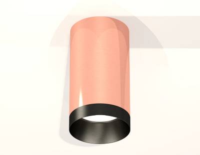 Комплект накладного светильника XS6326004 PPG/PBK золото розовое полированное/черный полированный MR16 GU5.3 (C6326, N6131)