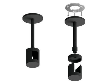 Крепеж накладной Techno Ring A9222 BK черный D20*100mm