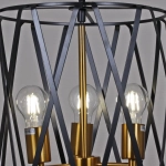 IL1023-3PB-05 BK GD светильник потолочный ILLUMICO, E27х3