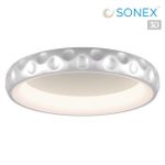 7772/56L AVRA LED SN 023 Светильник металл/белый/серебряный LED 56Вт 3000-6000K D500 IP43 ССТ LACUNA