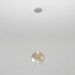 Подвесной светодиодный светильник со стеклянным плафоном 50231/1 LED янтарный