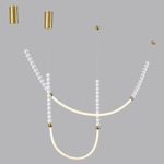 6639/24CL HIGHTECH ODL24 291 металл/античная бронза/белые бусы из акрила Потолочный светильник (в комплекте 2 нити) IP 20 LED 24W 3500K 220V MONELLA