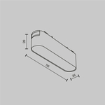 Трековый светильник Базис / Basis Radity 3000K 6Вт 120°, TR080-1-6W3K-W. TM Maytoni