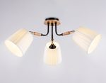 Светильник потолочный TR4731/3 BK/LWD черный/светлое дерево E27/3 max 40W D610*270