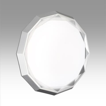 7671/DL COLOR SN 000 Светильник пластик/белый/хром LED 48Вт 3000-6000К D435 IP43 пульт ДУ VAXIN