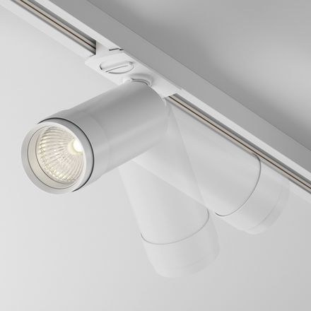 Трековый светильник Focus Led Zoom Unity 3000K 12Вт 15°-50°, TR021-1-12B3K-Z-W. TM Maytoni