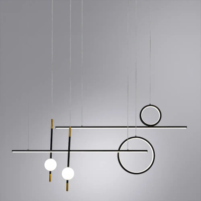 Подвесной светильник Arte Lamp POLARIS A2610SP-85BK, 1хLED