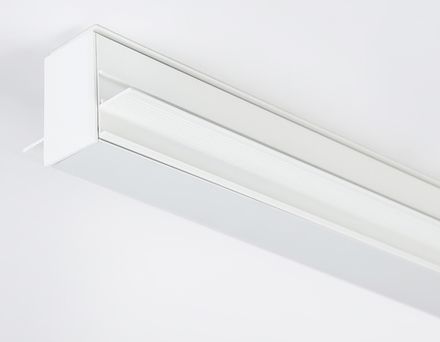 Шинопровод низковольтный встраиваемый под ГКЛ 9,5мм Magnetic GL3331-9.5 WH белый IP20 48V 2000*60*46.8