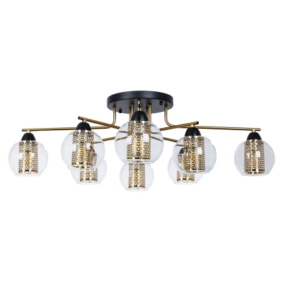 Потолочная люстра Arte Lamp MANCHESTER A7045PL-8BK, 8хE14