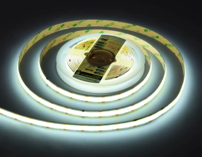 Светодиодная лента GS4803 COB 616Led/19W m/ 24V IP20 6500K/ 5m*12mm*2mm кратность резки 22.5mm (2 конт.)