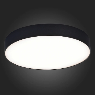 ST606.442.48 Светильник потолочный Черный LED 1*48W 4000K 4 320Lm Ra>85 120° IP20 D400xH55 185-265V