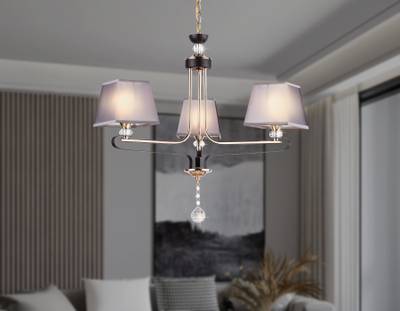 Светильник подвесной TR4614/3 CF/FGD кофе/золото E27/3 max 40W D640*800