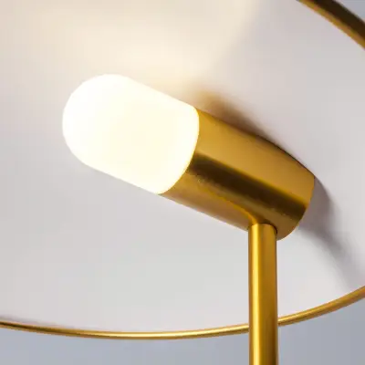 801713  2КОР! Торшер MARMARA LED 5W 400LM ЗОЛОТО/МРАМОР 3000K Lightstar