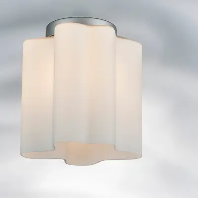 802010 Светильник NUBI 1х40W E27 ХРОМ/БЕЛЫЙ Lightstar