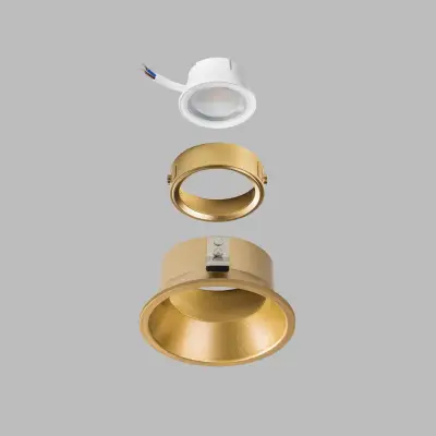 214003 Кольцо фиксации DOMINO под лампу/модуль D50mm д/21450х-21460х ЗОЛОТО Lightstar
