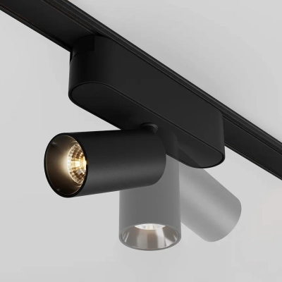 Трековый светильник Фокус / Focus Led Radity 3000K 5Вт 36°, TR103-1-5W3K-M-B. TM Maytoni