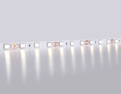 Светодиодная лента GS2002 5050 60Led/ 14.4W m/ 12V IP20 4500K/ 5000*10*1.87mm/ кратность резки 50mm (2 конт.)