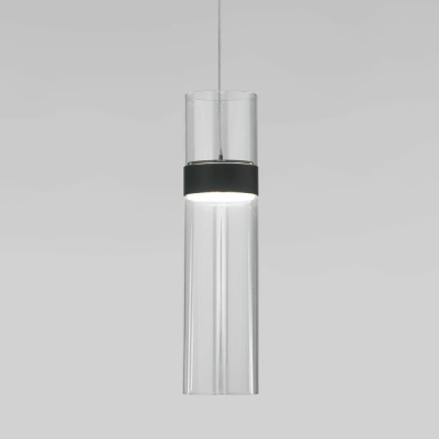 Подвесной светильник 50244/1 LED черный/прозрачный, LED