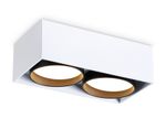 Светильник накладной TN70872/2 WH/BK белый/черный GX53/2 max 12W 185*92*62