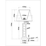 Декоративная настольная лампа Arte Lamp JESSICA A4062LT-1PB, 1хE27