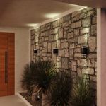 SL9009.401.02 Светильник уличный настенный ST-Luce черный/белый GU10 2*50W