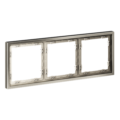 VLSM120311 Рамка металлическая на 3 поста, S70 Metal (никель). (ТМ Maytoni)