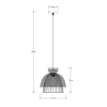 Подвесной светильник Arte Lamp WOODSTOCK A7070SP-1BK, 1хE27