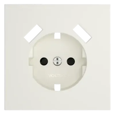 VLS000913 Накладка для розетки с заземлением и защитными шторками, с USB A+A, S70 (хлопок). (ТМ Maytoni)