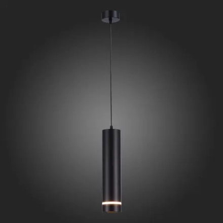 ST115.433.12 Светильник подвесной Черный LED 1*12W 3000K 936Lm Ra>90 120° IP20 D80xH300 165-265V