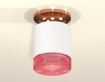 Комплект накладного светильника XS7401143 SWH/PPG/PI белый песок/золото розовое полированное/розовый MR16 GU5.3 (N7930, C7401, N7193)