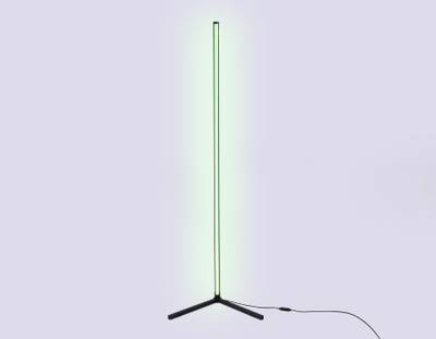 Светильник светодиодный напольный RGB с пультом FL8027 BK черный LED 20W RGB D32*1650 (ПДУ РАДИО 2.4G)