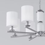 Умная подвесная люстра 60146/8 никель