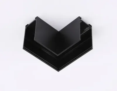 Коннектор угловой для накладного шинопровода Magnetic 220V GL1032 BK черный 80*80*52 (соединители в комплекте)