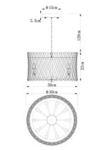 Подвесная люстра Divinare BIVARA 7567/18 SP-10, 10хE14