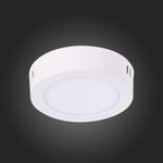 ST112.532.06 Светильник настенно-потолочный Белый LED 1*6W 3000K 330Lm Ra80 120° IP20 D110xH28 90-265V