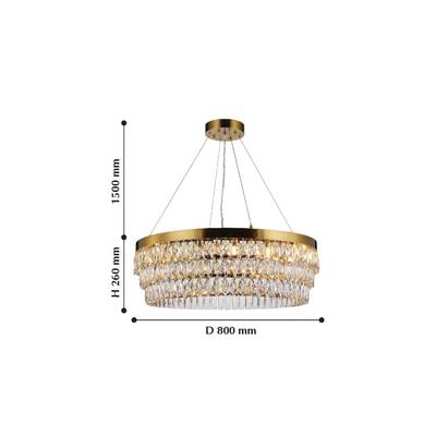 Подвесная люстра Magnitudo 2206-16P. ТМ Favourite