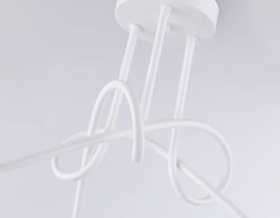 Потолочный светильник в стиле лофт TR80414/3 WH/CH белый/хром E27/3 max 60W D670*370