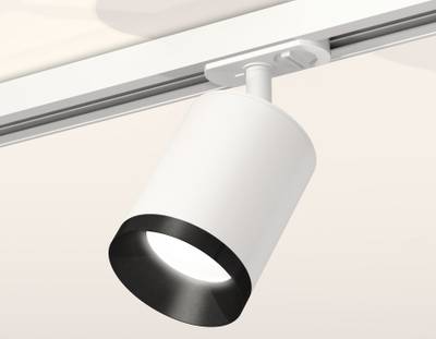 Комплект трекового светильника XT7421002 SWH/PBK белый песок/черный полированный MR16 GU5.3 (A2536, C7421, N7031)