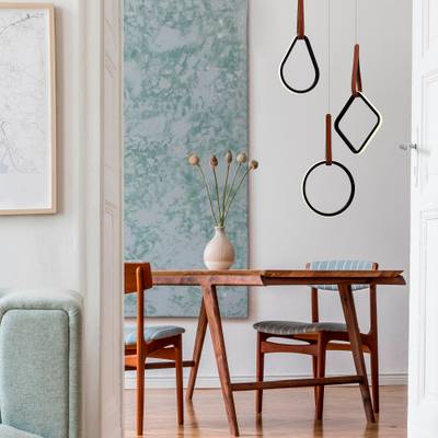 SL6131.403.36 Светильник подвесной ST-Luce Черный/Черный, Терракотовый LED 1*36W 4000K