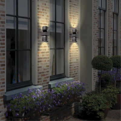 358114 STREET NT19 366 темно-серый Ландшафтный настен.светильник IP65 LED 3000К 20W GALEATI