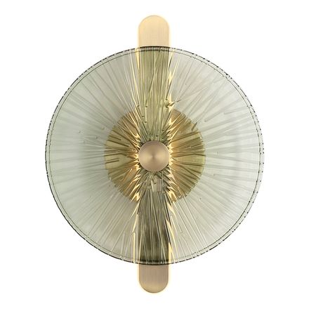 SL6141.321.01 Светильник настенный ST-Luce бронза/зелёный LED 1*11W 4000K